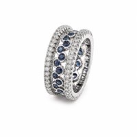 Ringe Recarlo Dame in Gold Zaffiri+Diamanti ZH 658/Z